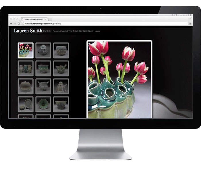 Lauren Smith Pottery Website